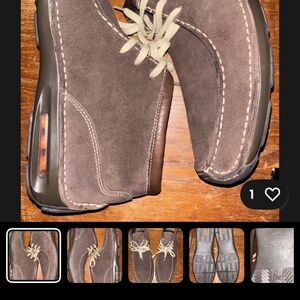 Nike Air  Cole Han BUNDLE Moccasins Type Brown Suede Leather Mens Shoes 10.5